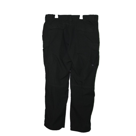 511 Plus Tactical Cargo Black Utility Pants Mens 36x32 Elastic Waist Poc… - Picture 2 of 12